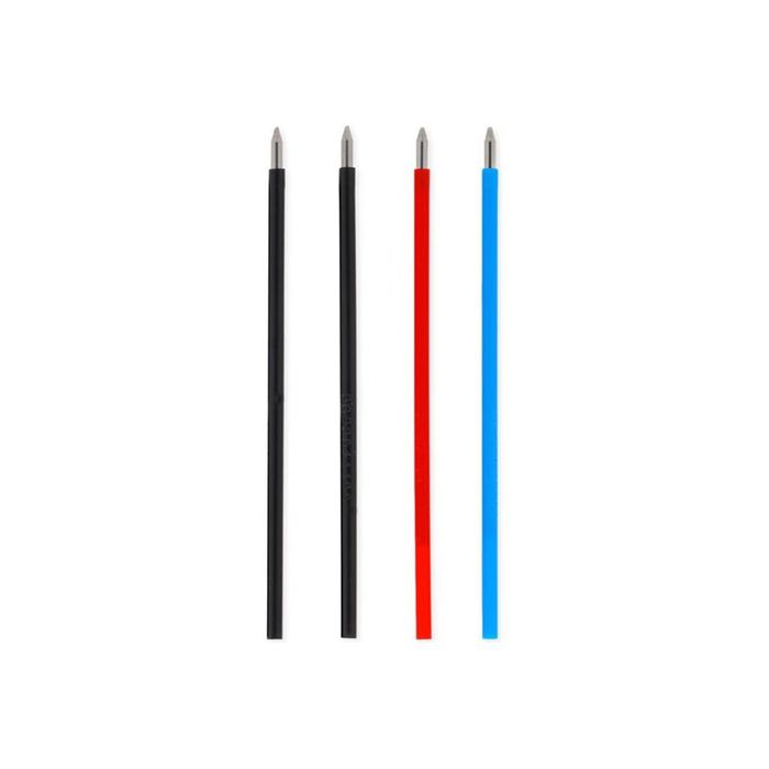 8053610785982-Legami - Pack de 4 recharges pour stylo effaçable - noir, rouge, bleu-Angle gauche-0