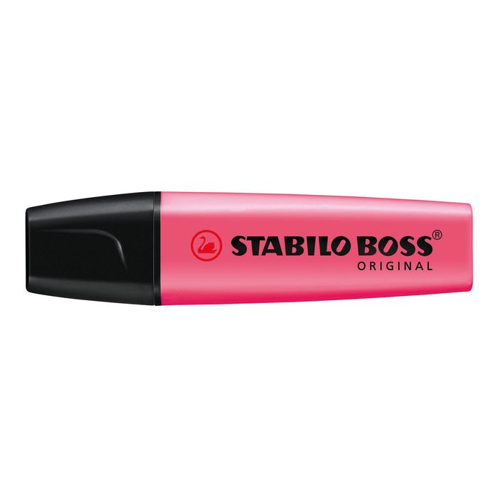 4006381215695-STABILO BOSS ORIGINAL - Pack de 4 surligneurs - orange, jaune, vert, rose-Angle gauche-4