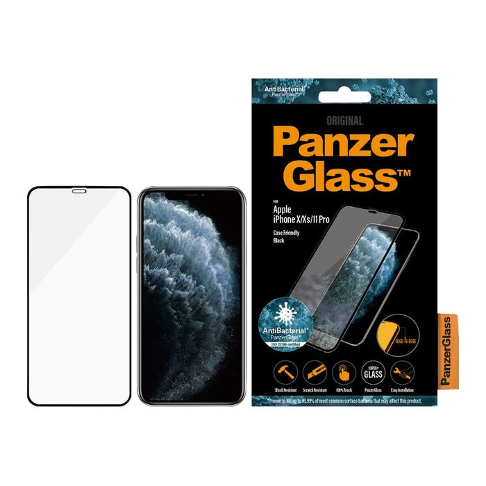 5711724026645-PanzerGlass Case Friendly - Protection d'écran - verre trempé - verre trempé pour iPhone 11 Pro-Avant-3