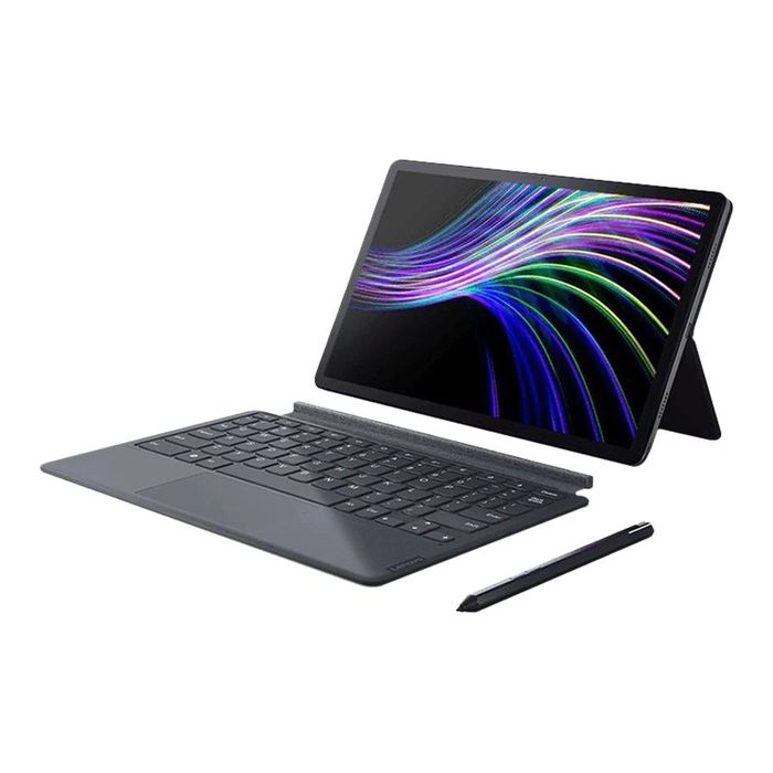0195890695457-Lenovo Tab P11 Plus ZA94 - tablette 11" - Android 11 - 128 Go - noir-Angle droit-1