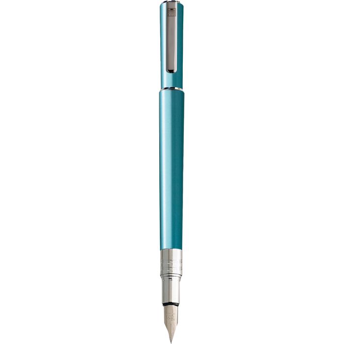 3108722408252-Oberthur Electra - Stylo plume bleu lagon--1