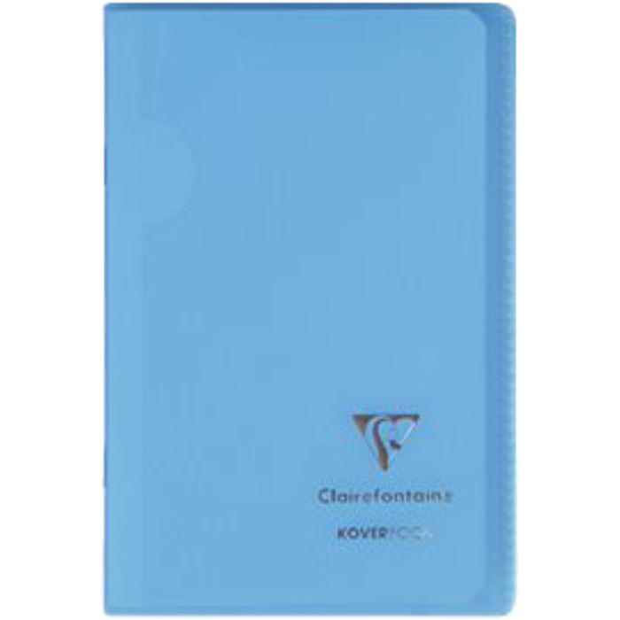 3037929416015-Clairefontaine Koverbook - Carnet polypro 11 x 17 cm - 96 pages - petits carreaux (5x5 mm) - disponible dans diff--5