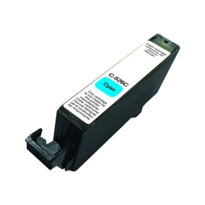 3584770882594-Cartouche compatible Canon CLI-526 - cyan - Uprint-Angle droit-0