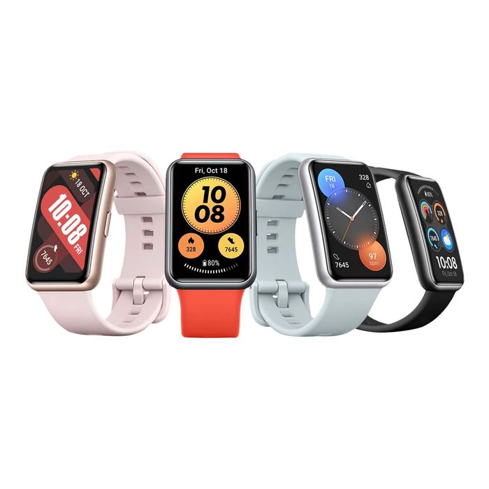 6941487233076-Huawei Watch Fit new - montre connectée - rouge pomélo-Avant-7