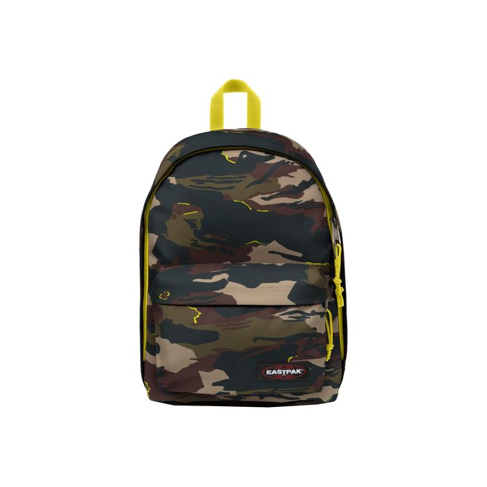 0195436325725-EASTPAK Out Of Office - Sac à dos outline yellow avec compartiment pour ordinateur portable-Avant-0