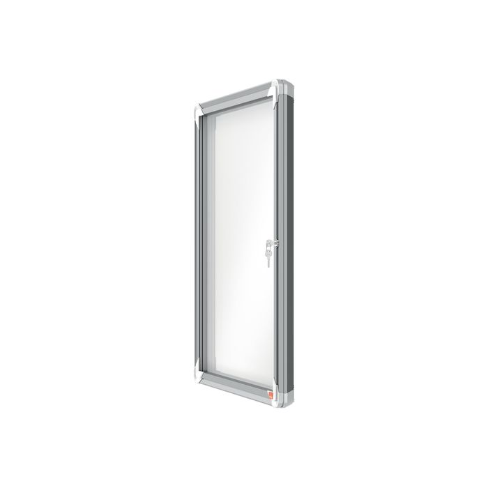 5028252063920-Nobo - Vitrine intérieure 4 A4 (494 x 668 mm) - cadre aluminium fond métal-Droite-2