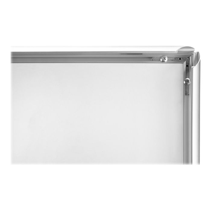 9002493104785-Exacompta Office cadre - Cadre mural clipsable pour A4 - aluminium/cristal-Gros plan-5