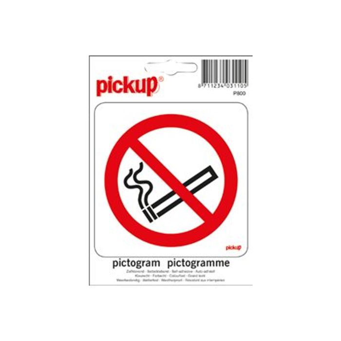 40311050-Pickup - Pictogramme - Défense de fumer - 100 x 100 mm-Avant-0