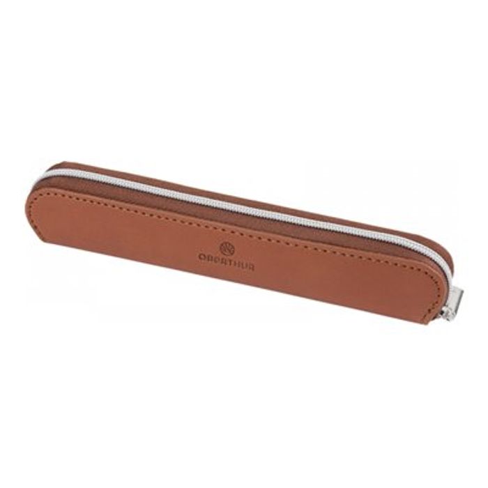 3664447136295-Oberthur Move - Etui simple pour stylo - cognac-Angle droit-0