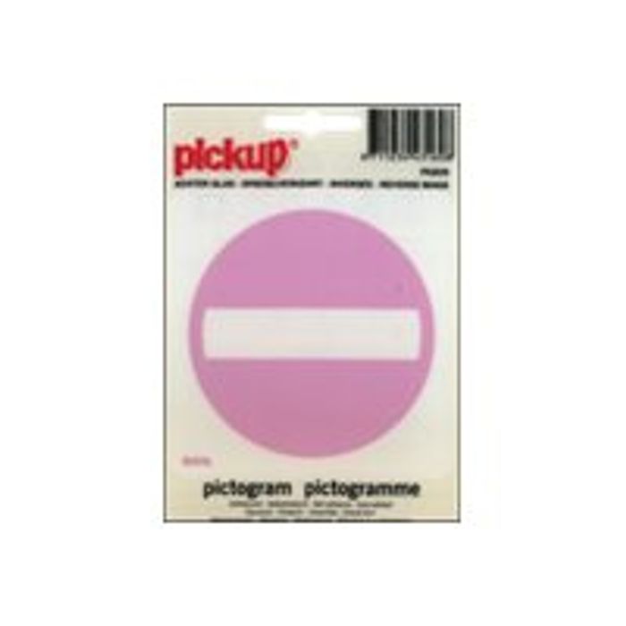 8711234431608-Pickup - Pictogramme inversé - Entrée inderdite - 100 x 100 mm-Avant-0