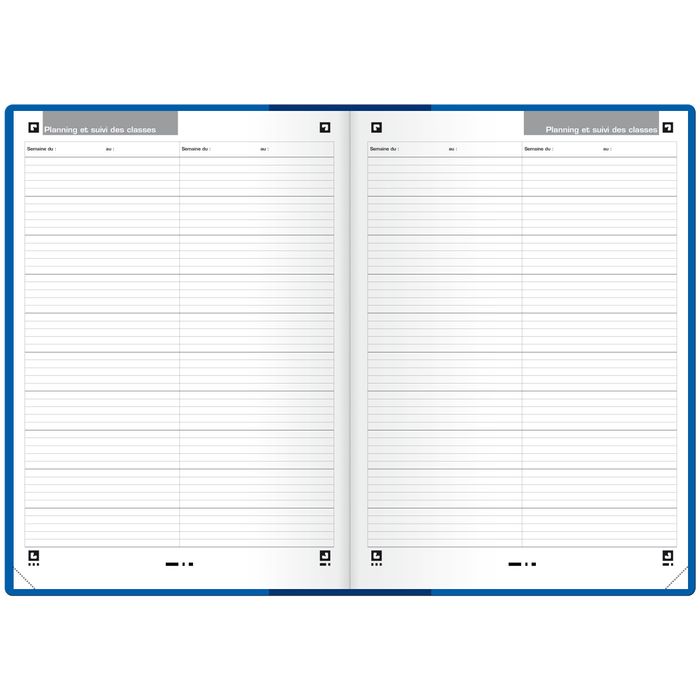 3147280129957-Agenda Oxford Teacher perpétuel - 21 x 29,7 cm - bleu - Hamelin--6