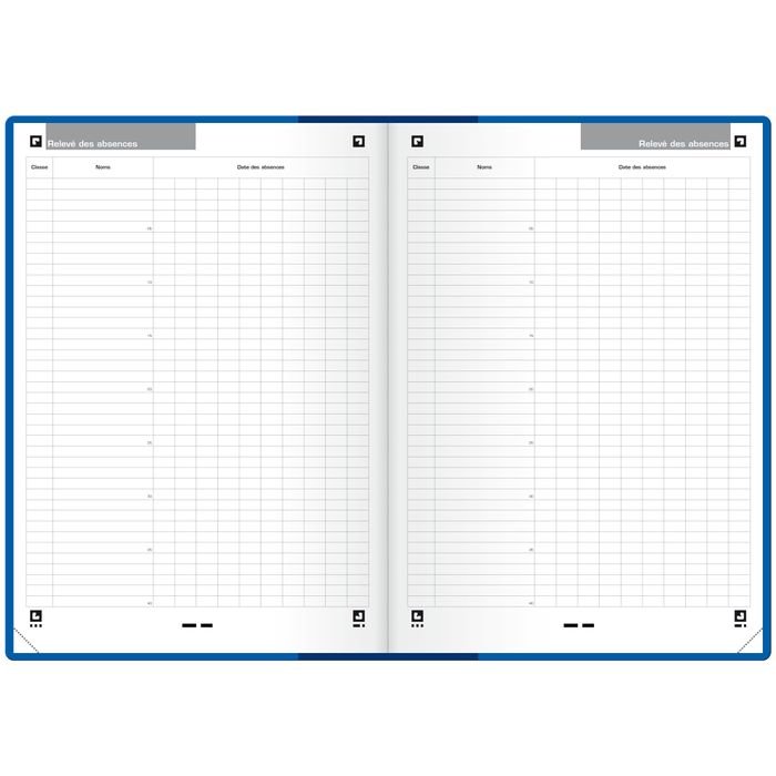 3147280129957-Agenda Oxford Teacher perpétuel - 21 x 29,7 cm - bleu - Hamelin--1