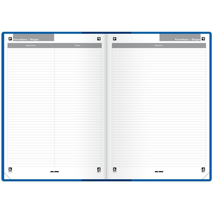 3147280129957-Agenda Oxford Teacher perpétuel - 21 x 29,7 cm - bleu - Hamelin--2