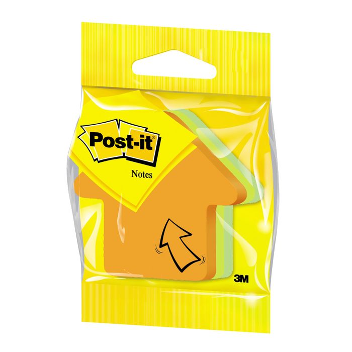 3134375349833-Cube Post-it Forme Fantaisie Flèche--0