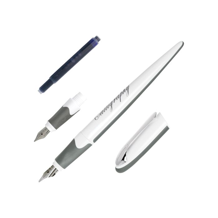 4014421100115-Online Air Best Writer Calligraphy - Stylo plume - blanc-Angle gauche-0