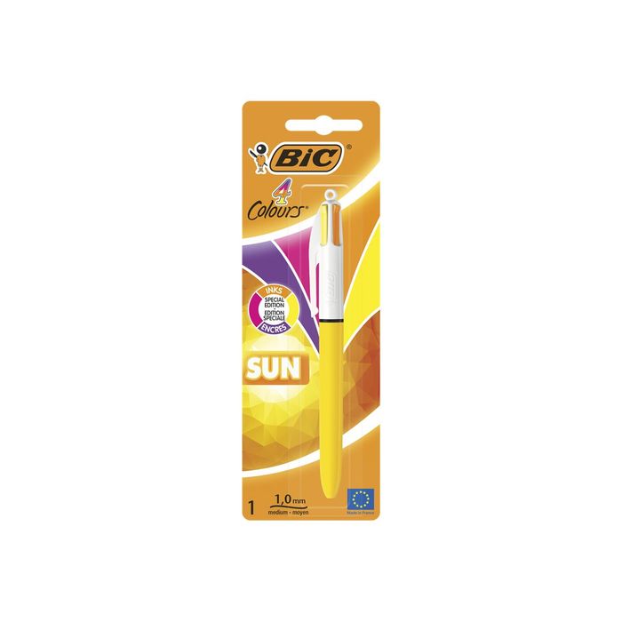 3086123494442-BIC 4 Couleurs SUN - Stylo à bille 4 couleurs-Avant-2