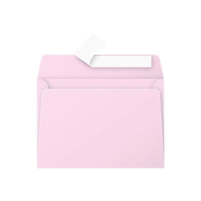 3329680055368-Pollen - 20 Enveloppes - 114 x 162 mm - 120 g/m² - rose dragée-Avant-0