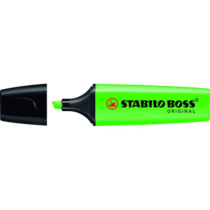 4006381333641-STABILO BOSS ORIGINAL - Surligneur - vert--0