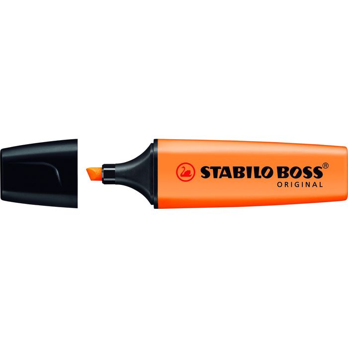 4006381333672-STABILO BOSS ORIGINAL - Surligneur - orange--0