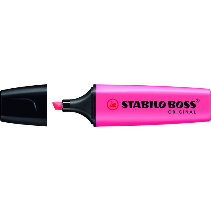 4006381333689-STABILO BOSS ORIGINAL - Surligneur - rose--0