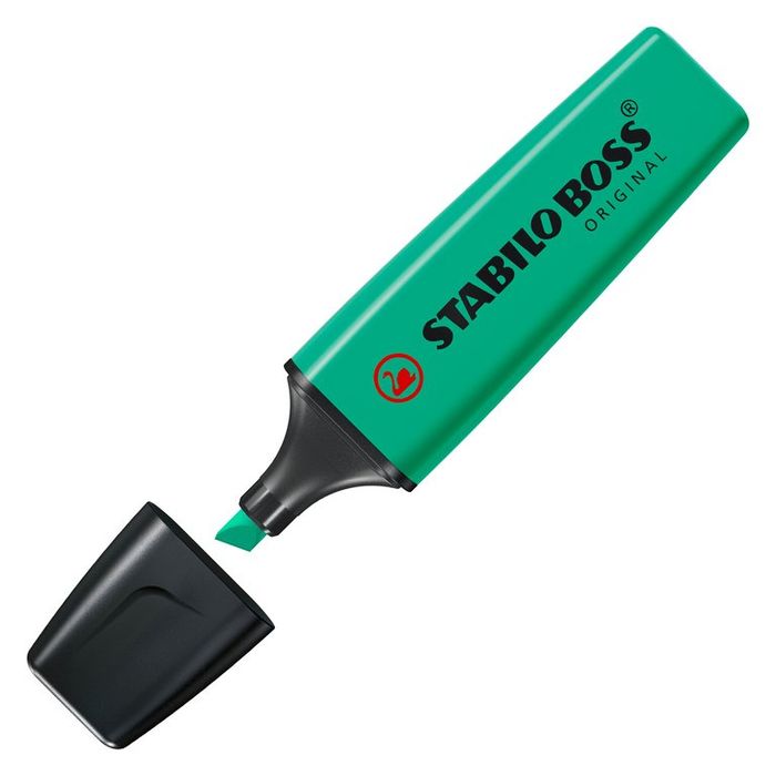 4006381333665-STABILO BOSS ORIGINAL - Surligneur - vert foncé--0