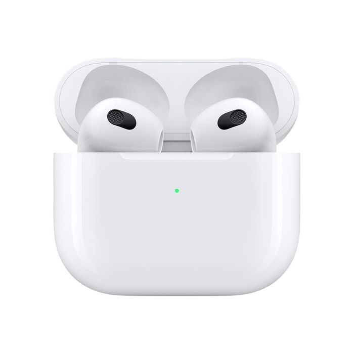 2010000112274-Apple AirPods 3e gen - Kit main libre - Ecouteurs sans fil avec micro - intra-auriculaire - blanc-Avant-1