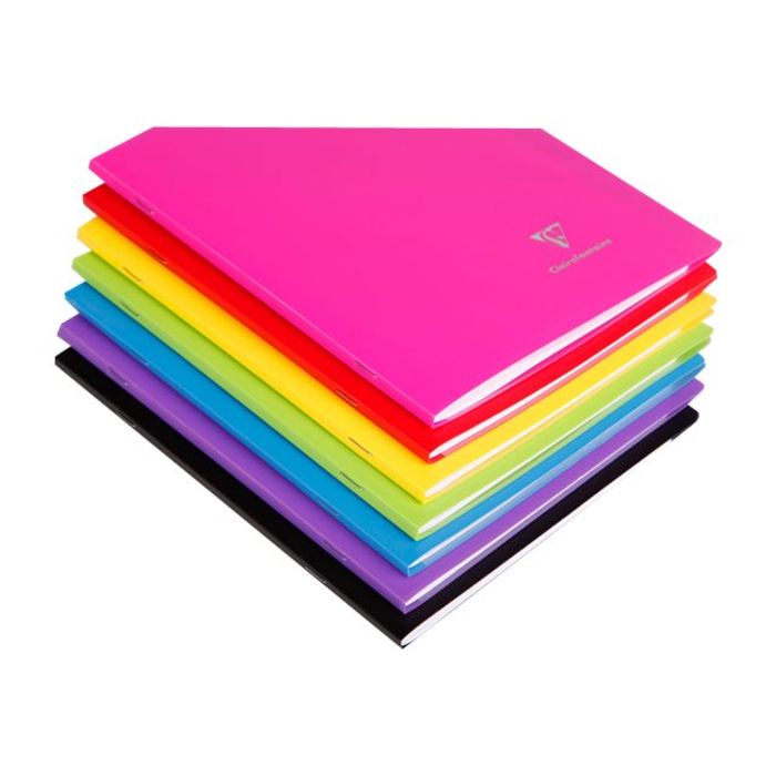 3037929816013-Clairefontaine Koverbook - Cahier polypro 24 x 32 cm - 96 pages - petits carreaux (5x5 mm) - disponib-Angle gauche-0