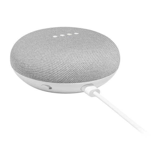 3280191805258-Google Home Mini -Pack enceinte connectée intelligente +  ampoule Philips teintée -Arrière-3