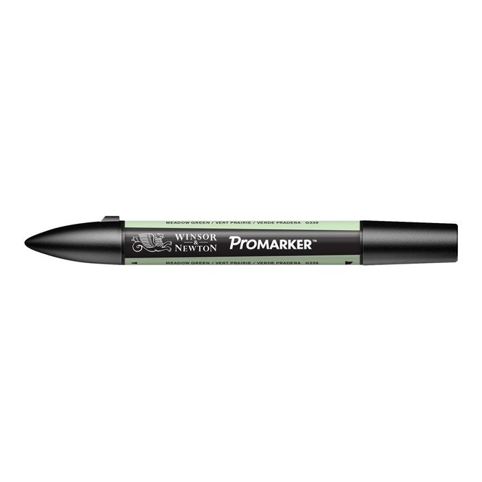 0884955041864-ProMarker - Marqueur double pointe - vert prairie-Angle gauche-1