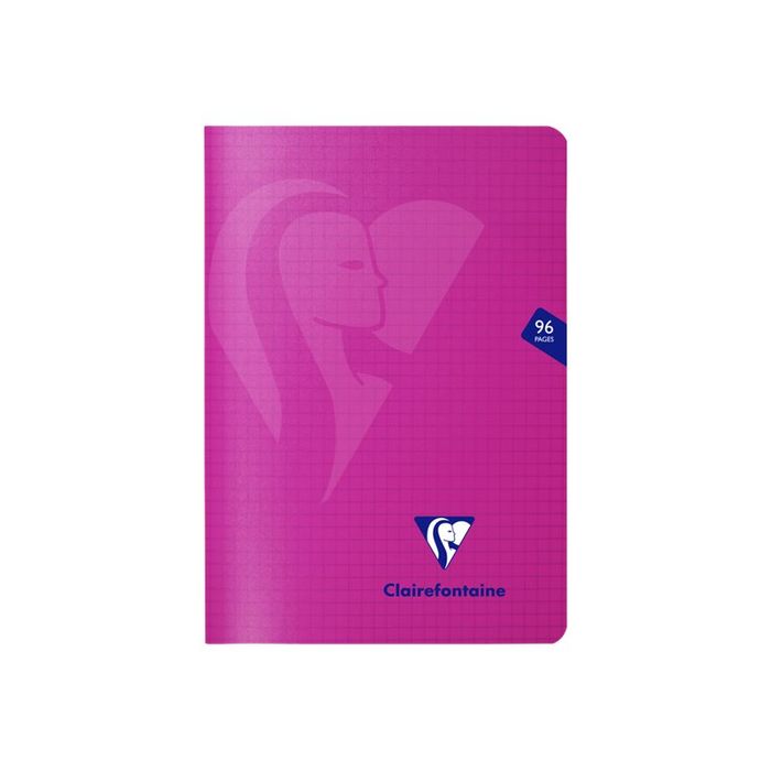 3329683036821-Clairefontaine Mimesys - Carnet polypro 15 x 21 cm - 96 pages - petits carreaux (5x5 mm) - disponible dans-Avant-3