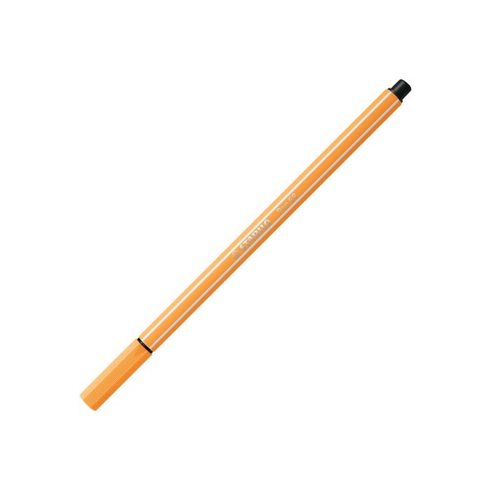 4006381578608-STABILO Pen 68 - Feutre pointe moyenne - orange papaye-Angle gauche-0