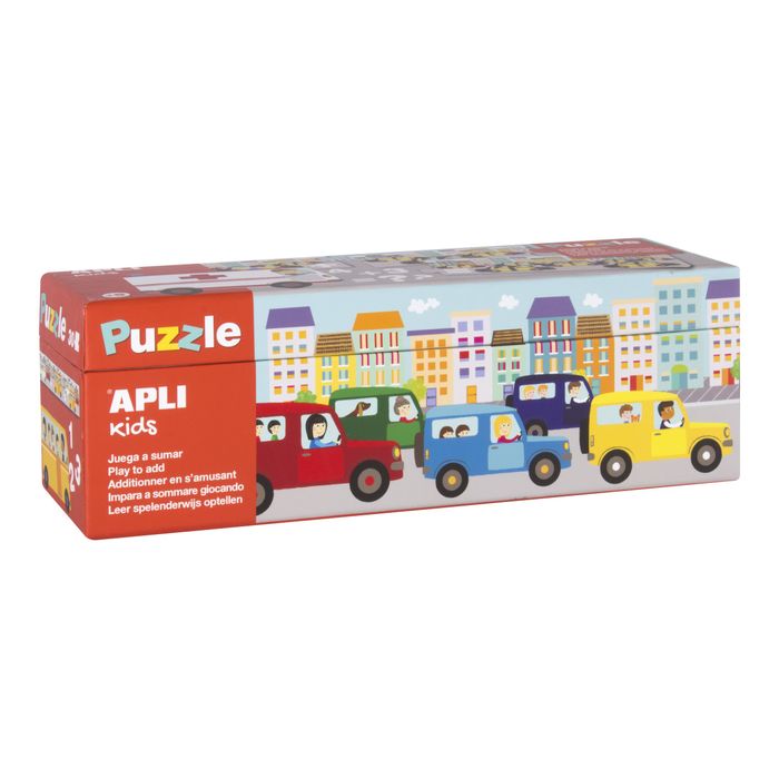 8410782171966-Apli Kids - Puzzle Additions - les transports-Angle gauche-0