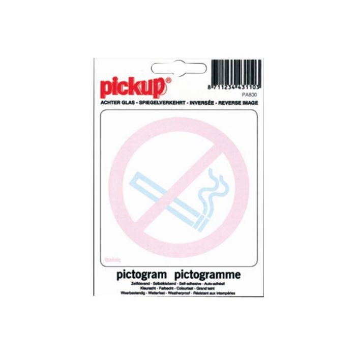 0400791422386-Pickup - Pictogramme inversé - Interdit de fumer - 100 x 100 mm-Avant-0