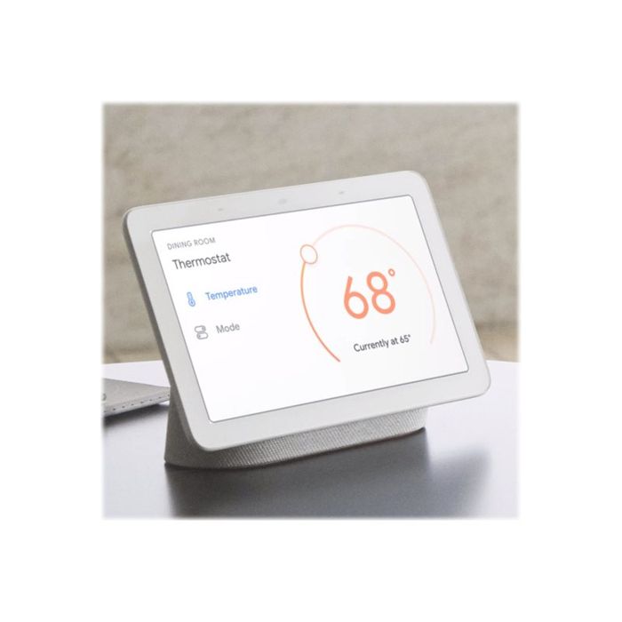 193575023670-Google Nest Hub - Enceinte intelligente avec écran tactile 7" - gris clair-Angle gauche-12