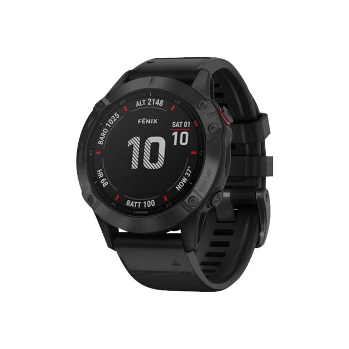 753759232726-Garmin fenix 6 Pro - montre connectée - noir - 32 Go-Angle droit-0