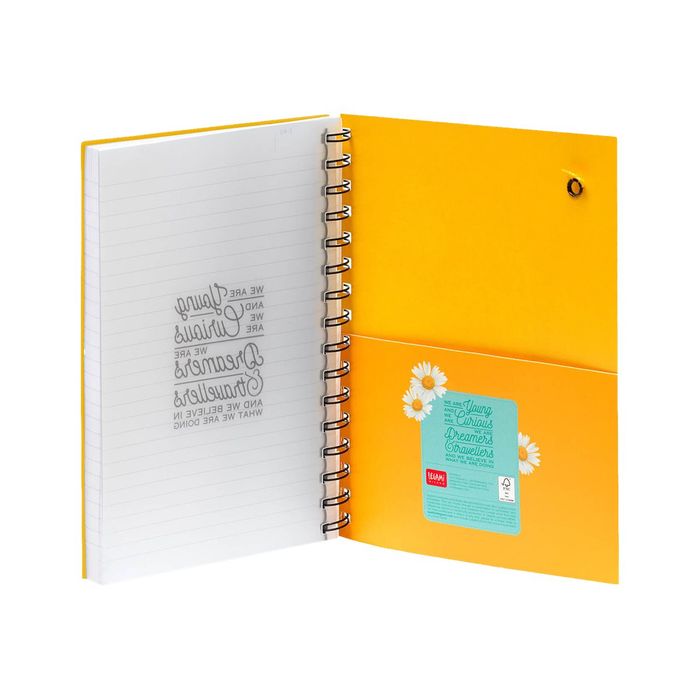 8054320565529-Legami - Carnet de notes - A5 - 200 pages - ligné - daisy-Avant-3