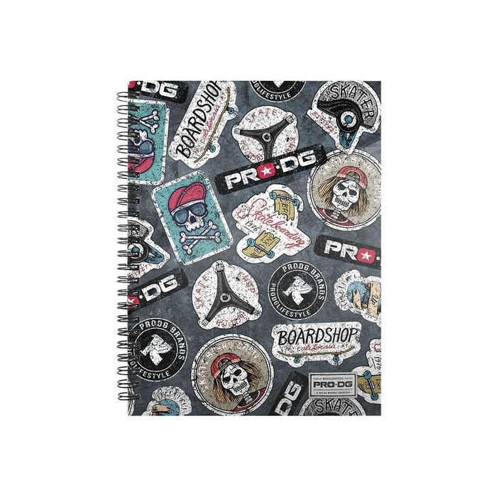 8445118003130-PRO-DG Stickers - Cahier A5 - petits carreaux - Karactermania-Avant-0