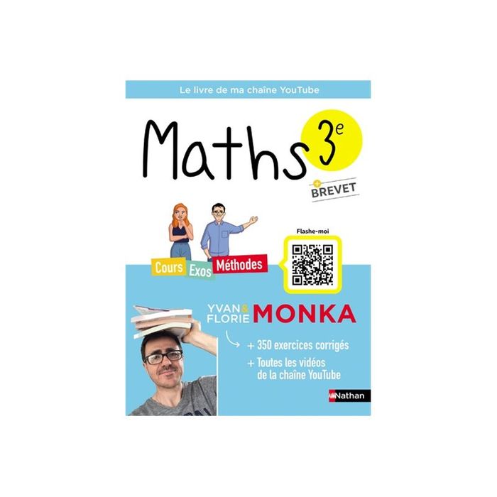 9782095016524-Maths avec Yvan & Florie Monka - Brevet - Programme de 3ème - livre d'exercices-Avant-0