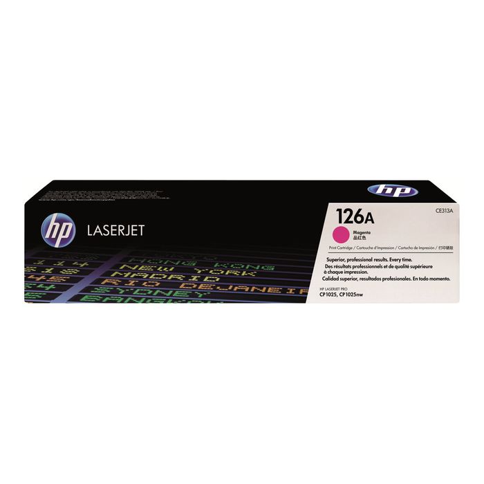 884962161159-HP 126A - magenta - cartouche laser d'origine-Avant-0