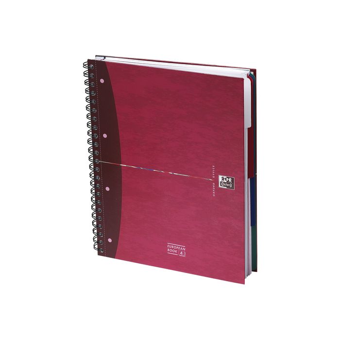 3020121022047-Oxford Europeanbook - Cahier A5 - 200 pages - petits carreaux (5x5 mm) - disponible dans dif-Angle droit-8