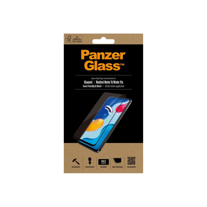 5711724080586-PanzerGlass - protection d'écran - verre trempé pour Xiaomi Redmi Note 11, Note 11S-Avant-6