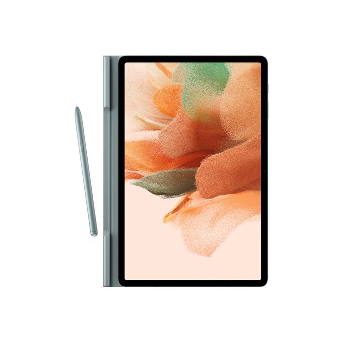 8806092318007-Samsung EF-BT730 - porte folio pour Galaxy Tab S7 FE, Tab S7+ - vert-Avant-8