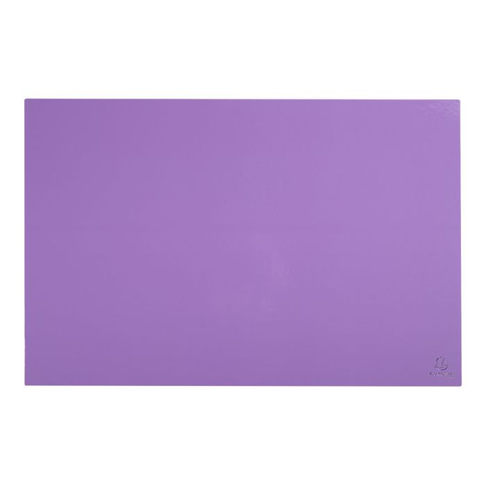 9002493099937-Exacompta Aquarel - Sous-main en carton - mauve-Avant-0