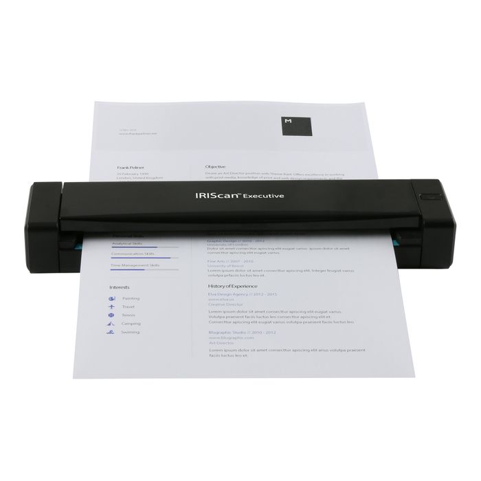5420079900097-IRIS IRIScan Executive 4 - scanner de documents A4 - portable - 600 ppp x 600 ppp - blanc -Avant-1