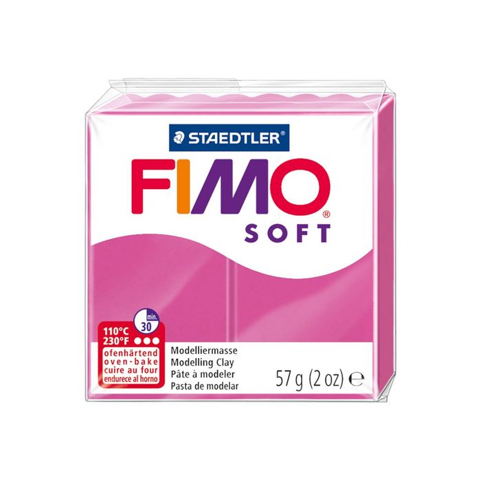 4006608809478-Pâte Fimo Soft  - Framboise - 57G-Angle droit-1