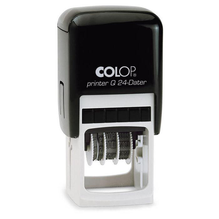 0000002092409-Colop Printer Q24 - Tampon dateur personnalisable - 4 lignes - format carré--0