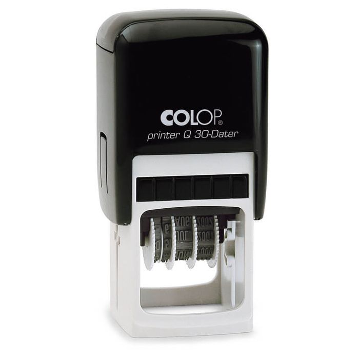 0000002093017-Colop Printer Q30 - Tampon dateur personnalisable - 6 lignes - format carré--0