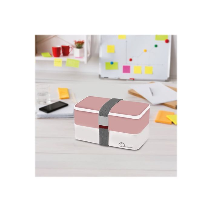 3760240784524-Little Balance - Lunch box boîte repas - blanc/rose - 1,2 L-Angle droit-3