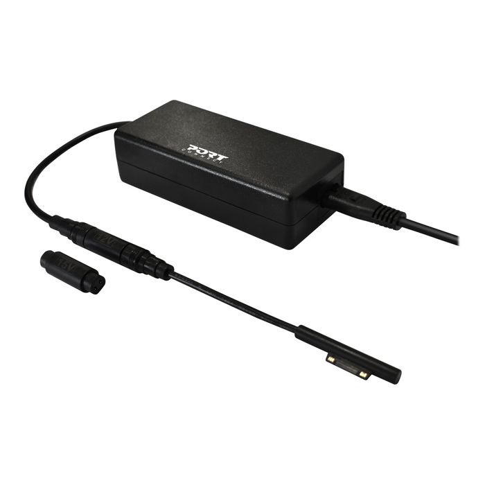 0404000074304-PORT Connect - câble d'alimentation secteur compatible avec MICROSOFT SURFACE-Angle droit-0