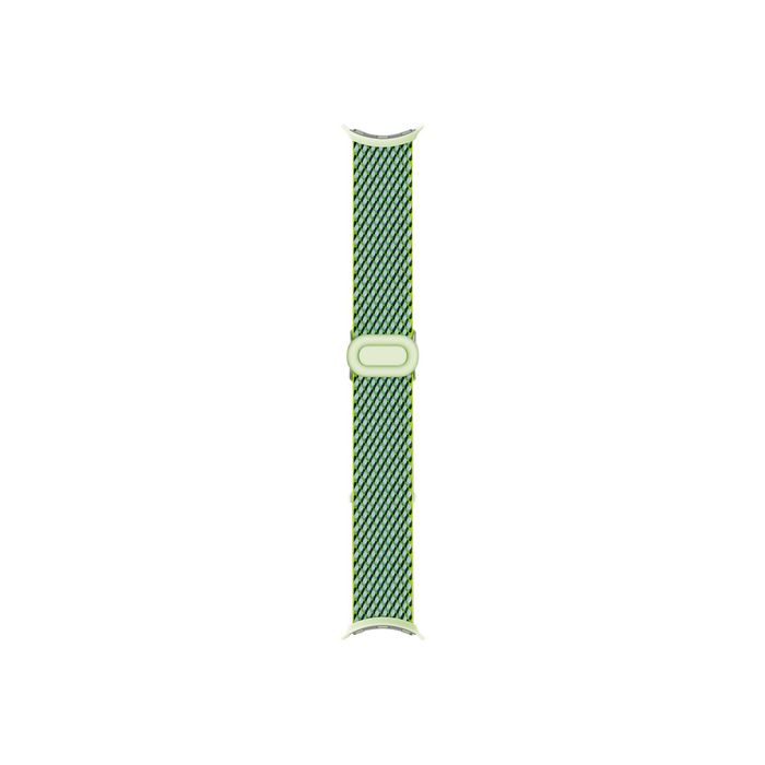 840244600570-Google - Bracelet tissé pour montre connectée Google Pixel Watch - jaune-Avant-0